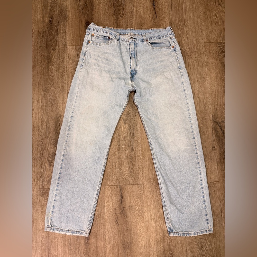 Levi's 505 Men's Light Blue Straight Jeans 38x30
